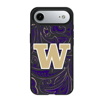 University of Washington Huskies Paisley MagSafe Compatible Phone Case for Apple iPhone