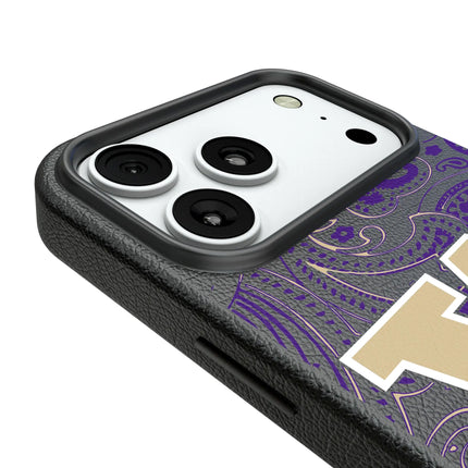 University of Washington Huskies Paisley MagSafe Compatible Phone Case for Apple iPhone
