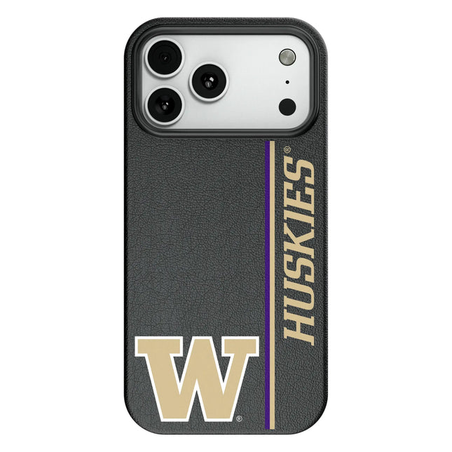 University of Washington Huskies Sidebar MagSafe Compatible Phone Case for Apple iPhone