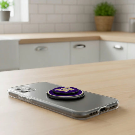University of Washington Huskies Stripe PopSockets Magnetic Phone Grip and Stand