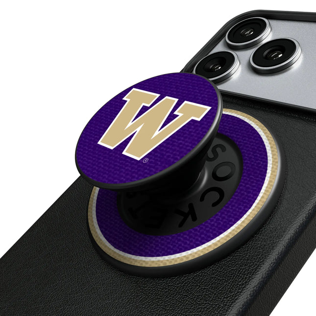 University of Washington Huskies Stripe PopSockets Magnetic Phone Grip and Stand