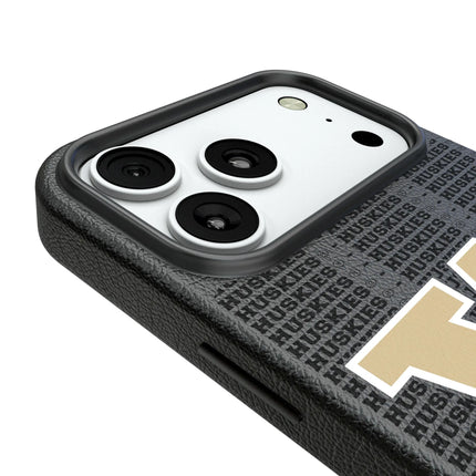 University of Washington Huskies Text Backdrop MagSafe Compatible Phone Case for Apple iPhone