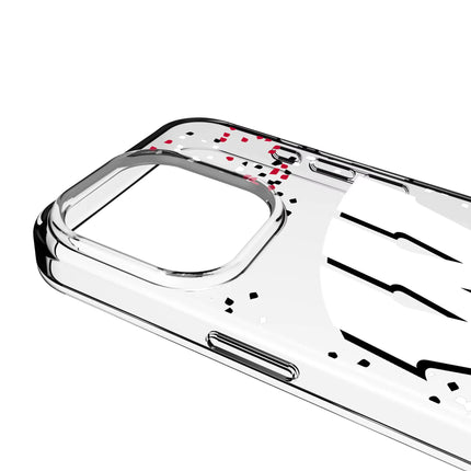 University of Wisconsin Badgers Confetti Clear Phone Case for Apple iPhone