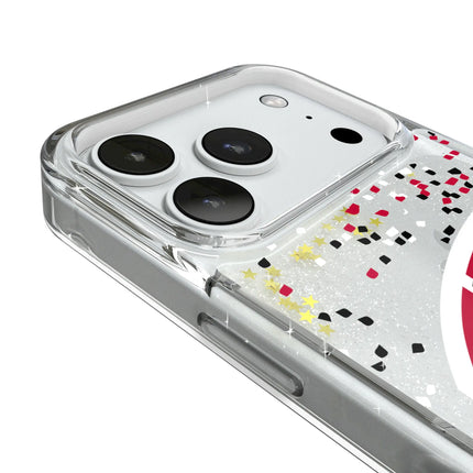 University of Wisconsin Badgers Confetti Glitter Phone Case for Apple iPhone