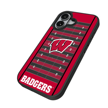 University of Wisconsin Badgers Field Bump Phone Case for Apple iPhone