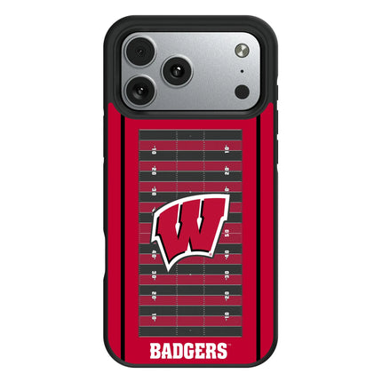University of Wisconsin Badgers Field Bump Phone Case for Apple iPhone