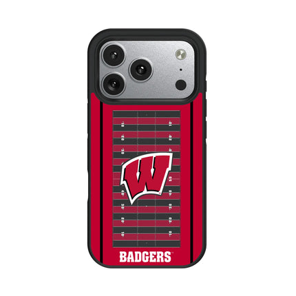 University of Wisconsin Badgers Field Bump Phone Case for Apple iPhone