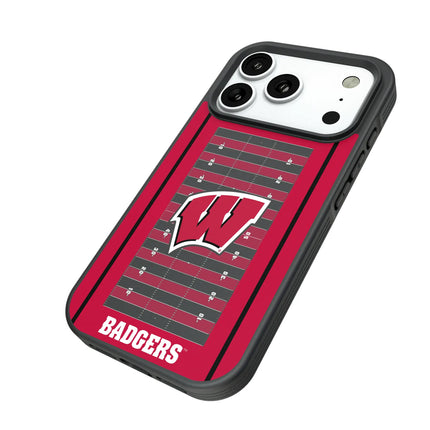 University of Wisconsin Badgers Field Bump Phone Case for Apple iPhone
