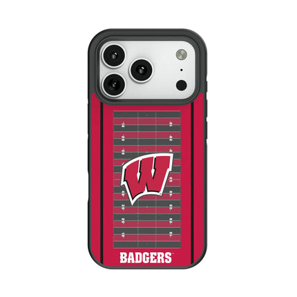 University of Wisconsin Badgers Field Bump Phone Case for Apple iPhone