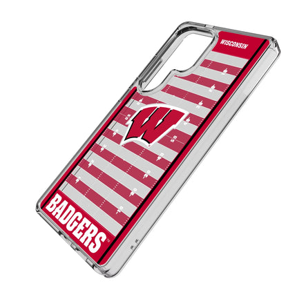 University of Wisconsin Badgers Field Clear Phone Case for Samsung Galaxy