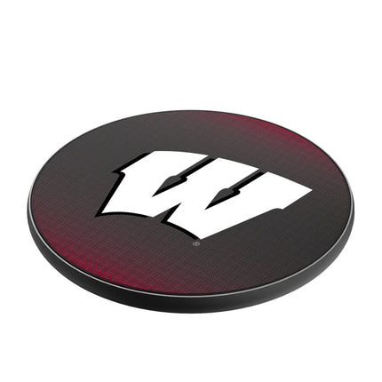 University of Wisconsin Badgers Linen 15-Watt Wireless Charger