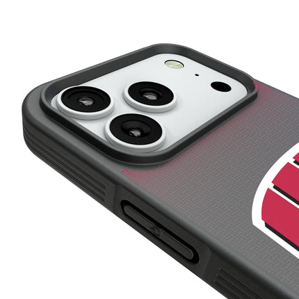 University of Wisconsin Badgers Linen Bump Phone Case for Apple iPhone