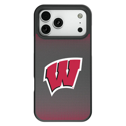 University of Wisconsin Badgers Linen Bump Phone Case for Apple iPhone