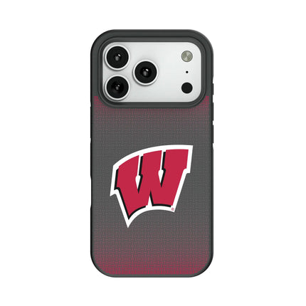 University of Wisconsin Badgers Linen Bump Phone Case for Apple iPhone