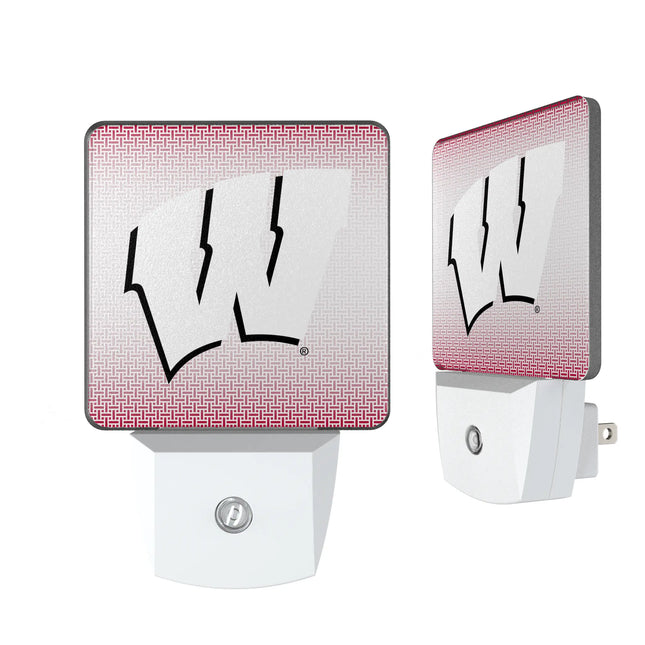 University of Wisconsin Badgers Linen Night Light 2-Pack