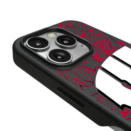 University of Wisconsin Badgers Paisley MagSafe Compatible Phone Case for Apple iPhone