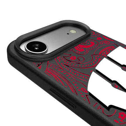 University of Wisconsin Badgers Paisley MagSafe Compatible Phone Case for Apple iPhone