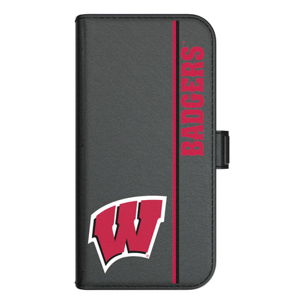 University of Wisconsin Badgers Sidebar Folio 2.0 Case for Apple iPhone
