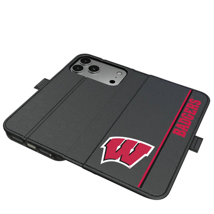 University of Wisconsin Badgers Sidebar Folio 2.0 Case for Apple iPhone
