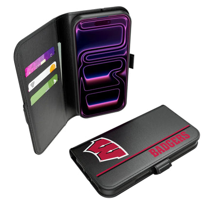 University of Wisconsin Badgers Sidebar Folio 2.0 Case for Apple iPhone