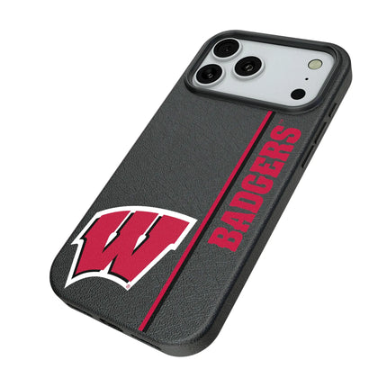 University of Wisconsin Badgers Sidebar MagSafe Compatible Phone Case for Apple iPhone