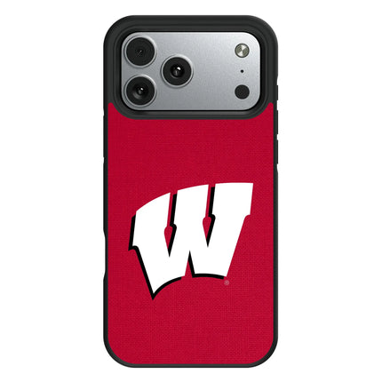 University of Wisconsin Badgers Solid Bump Phone Case for Apple iPhone