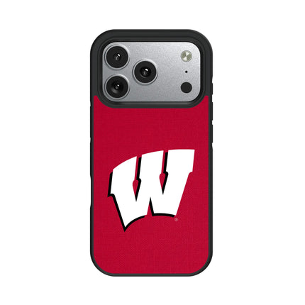 University of Wisconsin Badgers Solid Bump Phone Case for Apple iPhone