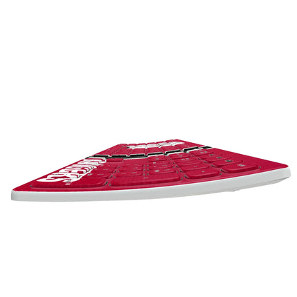 University of Wisconsin Badgers Stripe Curved Wireless Keyboard