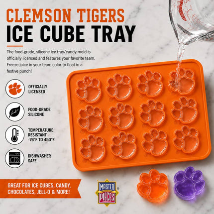 Clemson Tigers Ice Cube Tray