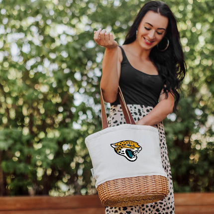 Jacksonville Jaguars - Pico Willow and Canvas Lunch Basket