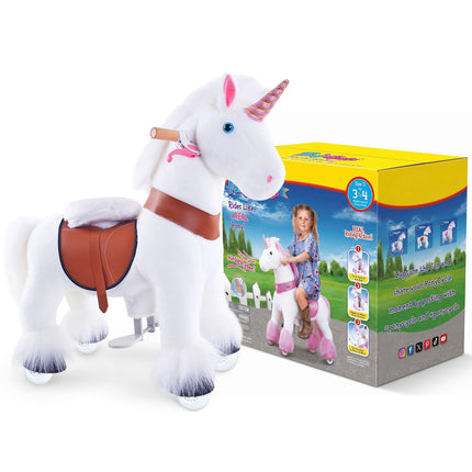 Model U® Unicorn Ride-On Toy Age 3–4 – White