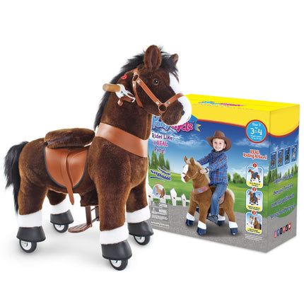 Model U® Horse Ride-On Toy Age 3–4 – Chocolate
