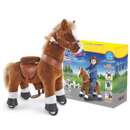 Model U® Horse Ride-On Toy Age 3–4 – Brown