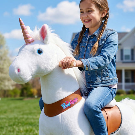 Model U® Unicorn Ride-On Toy Age 4–7 – White