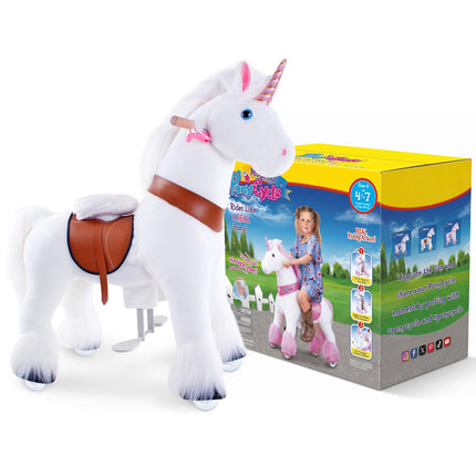 Model U® Unicorn Ride-On Toy Age 4–7 – White