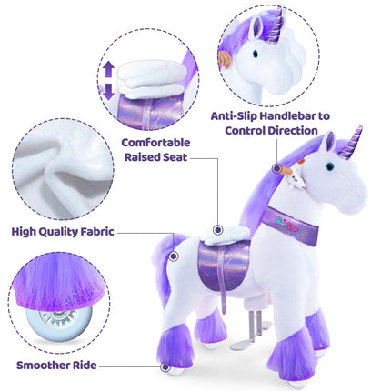 Model U® Unicorn Ride-On Toy Age 4–7 – Purple