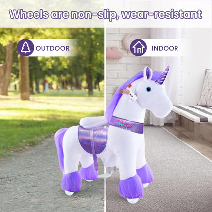 Model U® Unicorn Ride-On Toy Age 4–7 – Purple