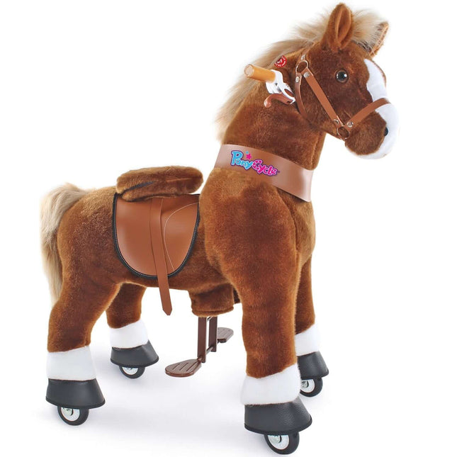 Model U® Horse Ride-On Toy Age 4–7 – Brown