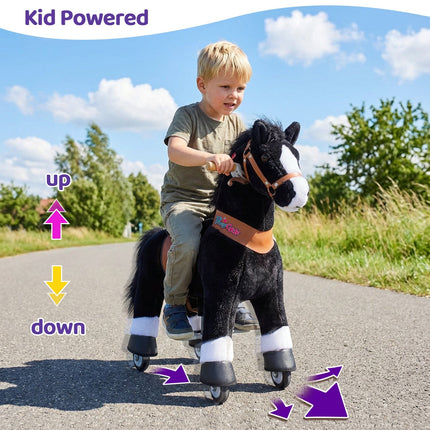 Model U® Horse Ride-On Toy Age 4–7 – Black