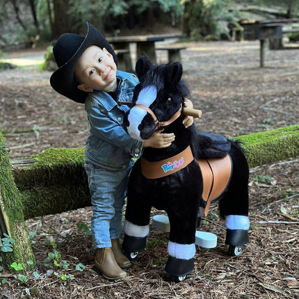 Model U® Horse Ride-On Toy Age 4–7 – Black