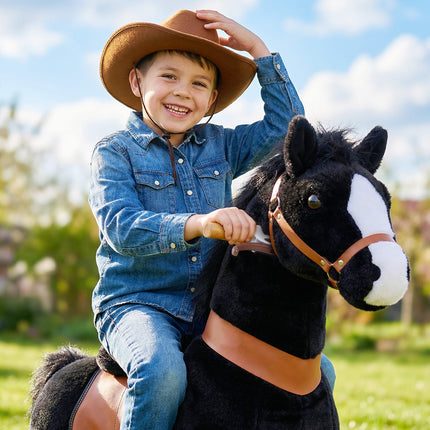 Model U® Horse Ride-On Toy Age 4–7 – Black