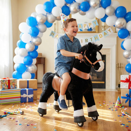 Model U® Horse Ride-On Toy Age 4–7 – Black