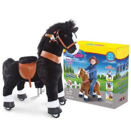 Model U® Horse Ride-On Toy Age 4–7 – Black
