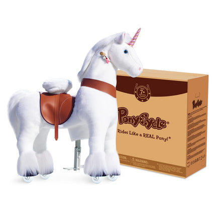 Model U® Unicorn Ride-On Toy Age 7+ – White