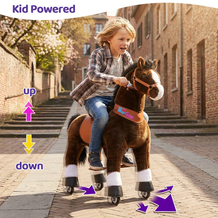 Model U® Horse Ride-On Toy Age 7+ – Chocolate