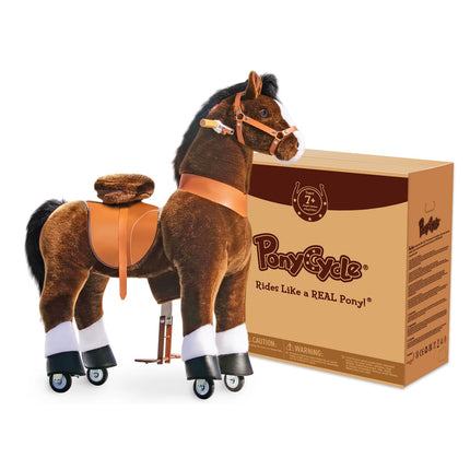 Model U® Horse Ride-On Toy Age 7+ – Chocolate