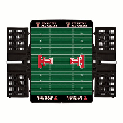 Texas Tech Red Raiders Football Field Picnic Table Folding Table Seats
