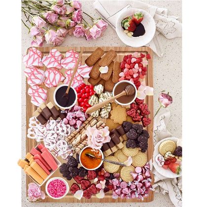 Valentine Treats Charcuterie Board