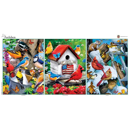 Audubon - 500 Piece Jigsaw Puzzles 3 Pack