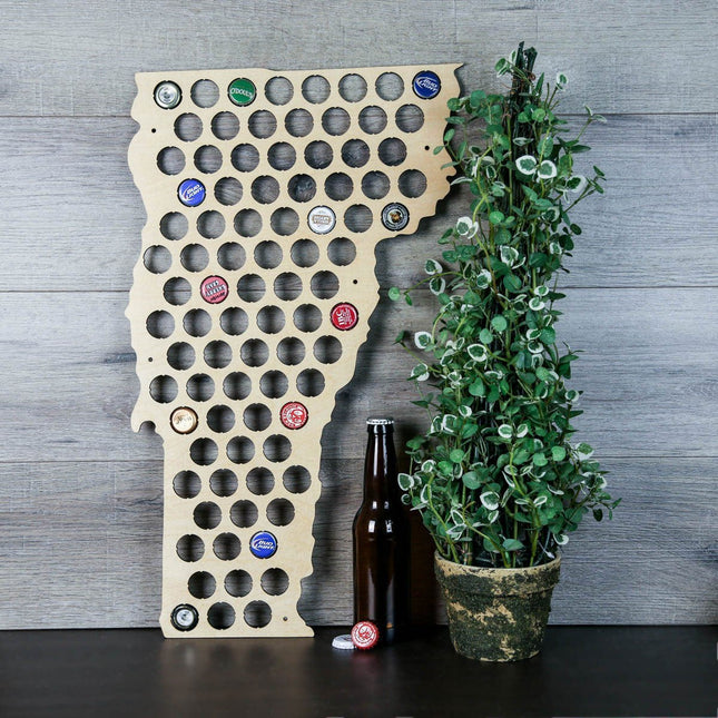 Vermont Beer Cap Map